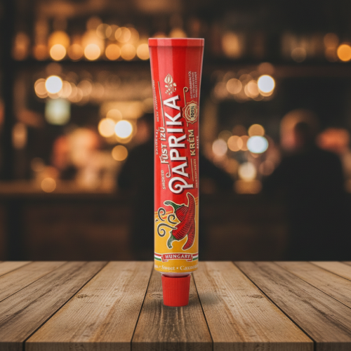 Węgierska słodka pasta z wędzonej papryki 80g Füst ízű Paprikakrém édes