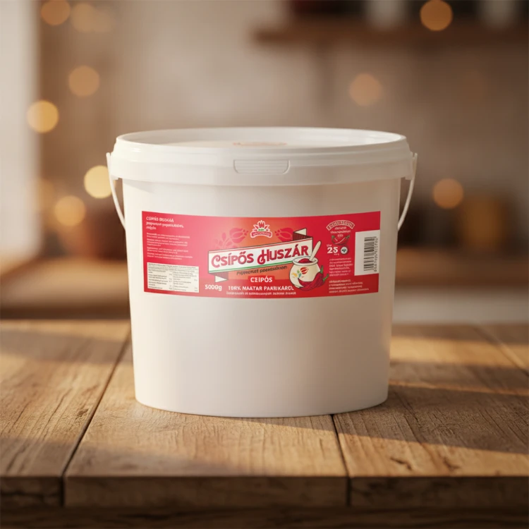 Węgierska-pasta-paprykowa-ostra-Csipos-Huszar-2600g-opakowanie-gastro