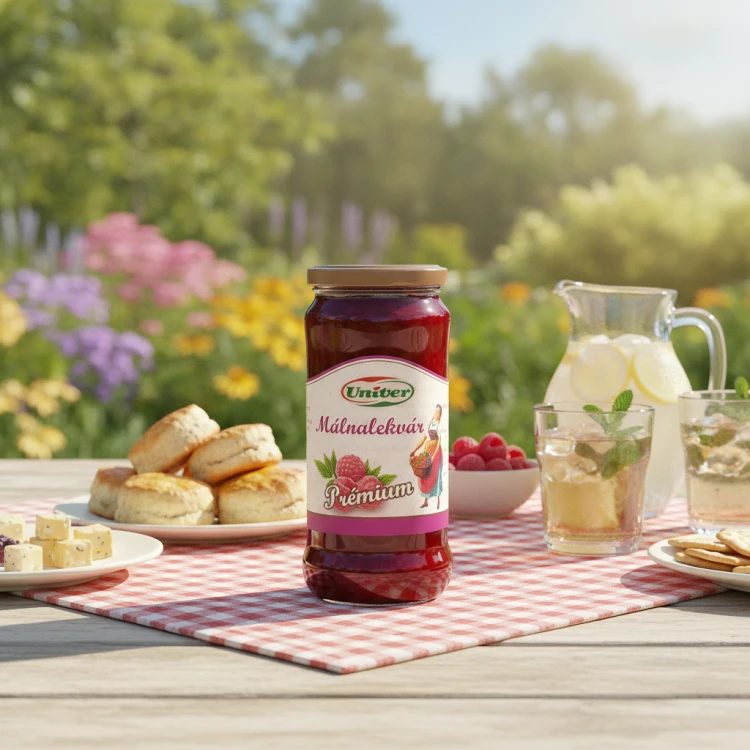 Węgierski-dżem-premium-malinowy-300g---Premium-Kecskeméti-Malnalekvár