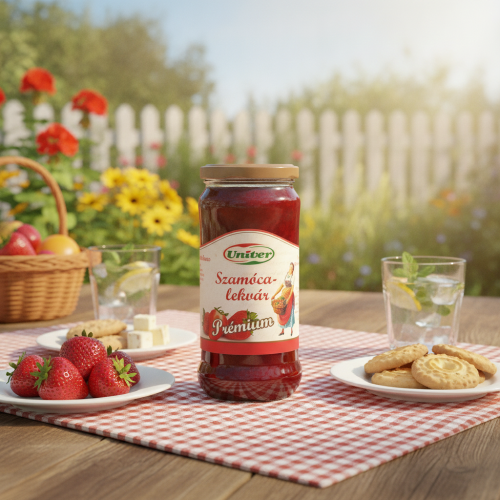 Węgierski-dżem-premium-truskawkowy-300g---Premium-Kecskemeti-Szamocalekvár