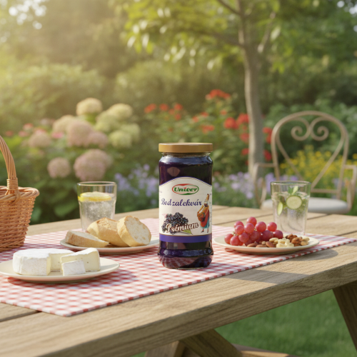 Węgierski-dżem-premium-z-czarnego-bzu-300g---Premium-Kecskeméti-Bodzalekvár-sklep-kraków