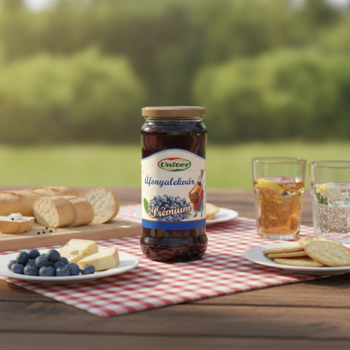 Węgierski-dżem-premium-z-borówki-amerykańskiej-300g---Premium-Kecskeméti-afonyalekvar