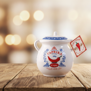 Papryka węgierska mielona pikantna 100g w pojemniku ceramicznym