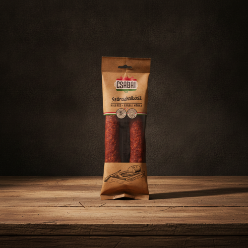 Węgierska kiełbasa Csabai łagodna suszona 250 g Csabai csemege szárazkolbász