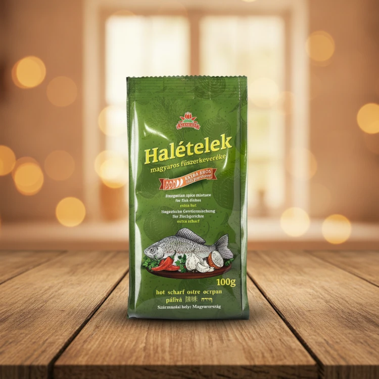 Węgierska przyprawa do ryb extra ostra 100g Halételek fűszerkeveréke Chili-Trade