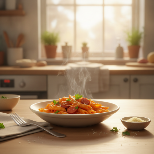 Węgierski makaron Penne 400g Soós 4-jajeczny rurki