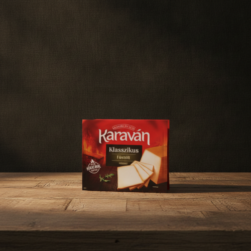 Karaván-Arany-füstölt-zsíros-sajt-200g---wędzony-węgierski-ser-żółty