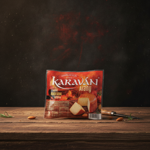 Węgierski ser żółty wędzony Karaván Natur 200g