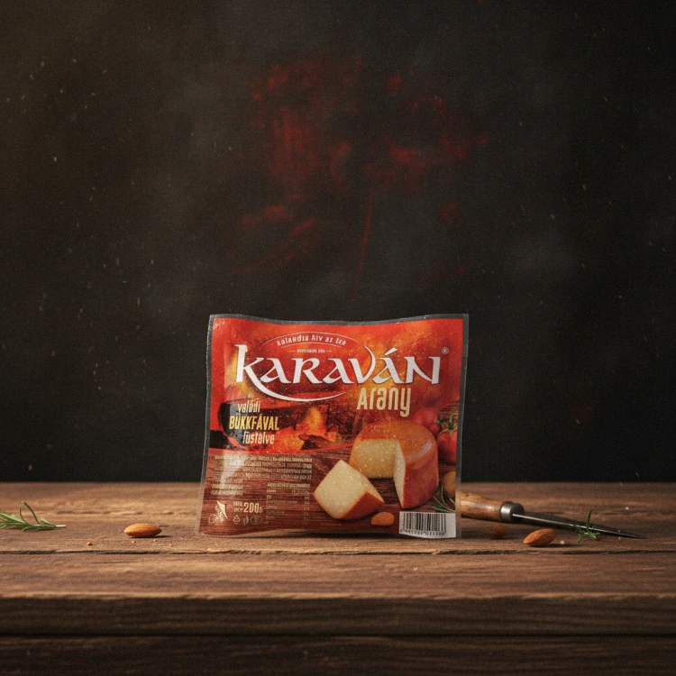 Węgierski ser żółty wędzony Karaván Natur 200g