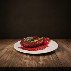 Węgierska Kiełbasa pikantna z osła 350g - Szamár kolbász csipős