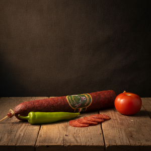 Węgierskie salami łagodne paprykowe z jelenia 900g - Szarvas szalami paprikas 
