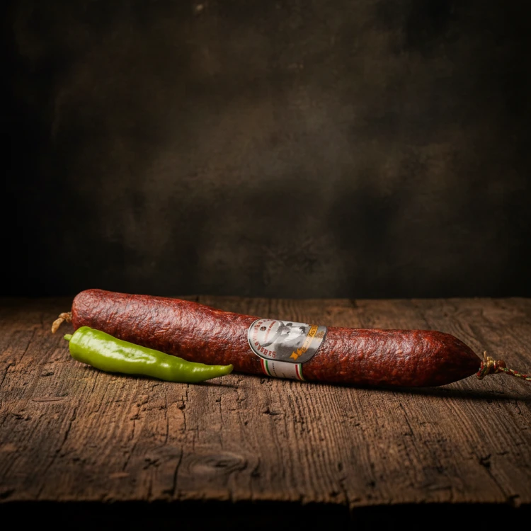 Węgierskie-salami-łagodne-paprykowe-z-szarego-bydła-900g---Szurkemarha-szalami-paprikas