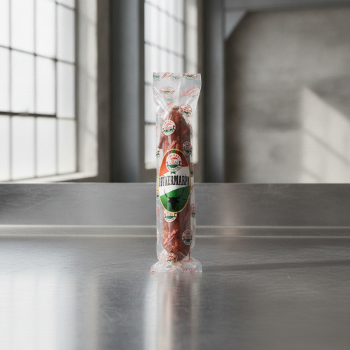Węgierskie salami pikantne z szarego bydła i wieprzowiny 500 g – Privát Csikós