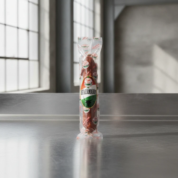 Węgierskie salami pikantne z szarego bydła i wieprzowiny 500 g – Privát Csikós