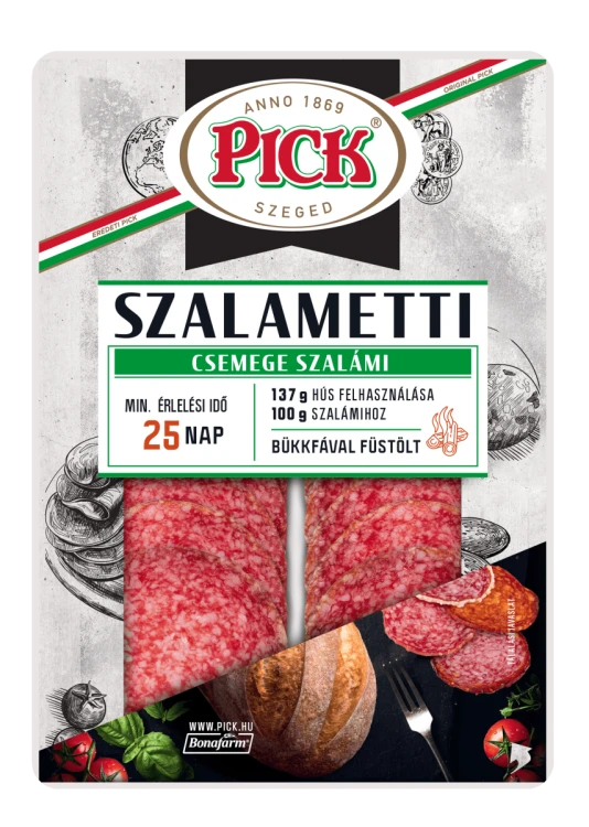 wędzone węgierskie salami klasyczne pick plastry 70g