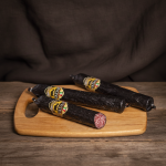Węgierskie Salami białe z dziczyzny (mięso jelenia) 220g - Szilvási Vadas szalámi 