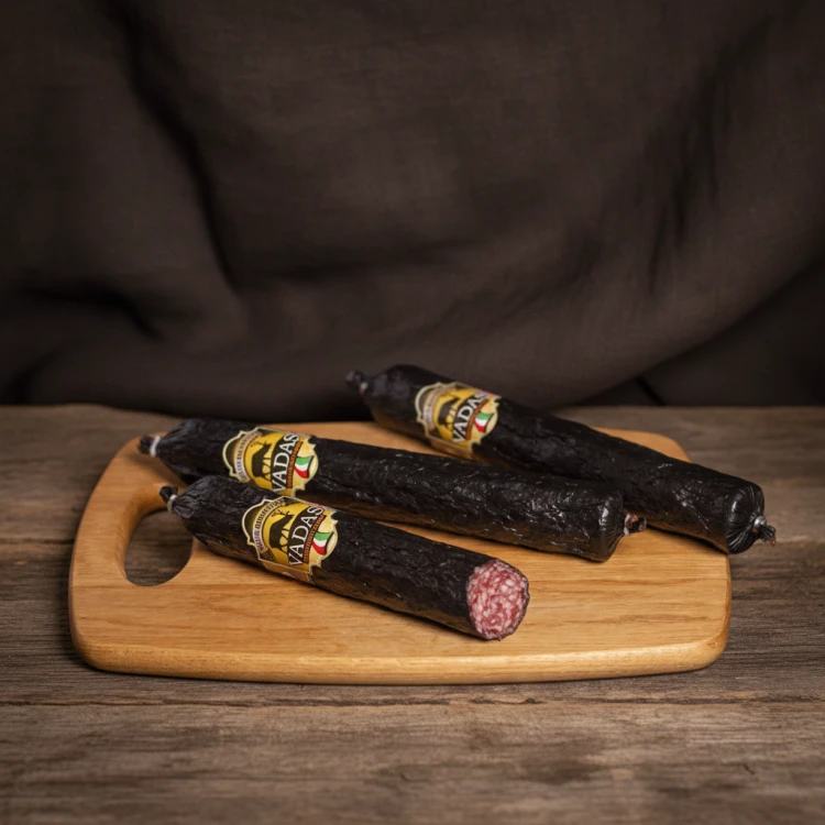 Węgierskie-Salami-białe-z-dziczyzny-(mięso-jelenia)-470g---Szilvási-Vadas-szalámi