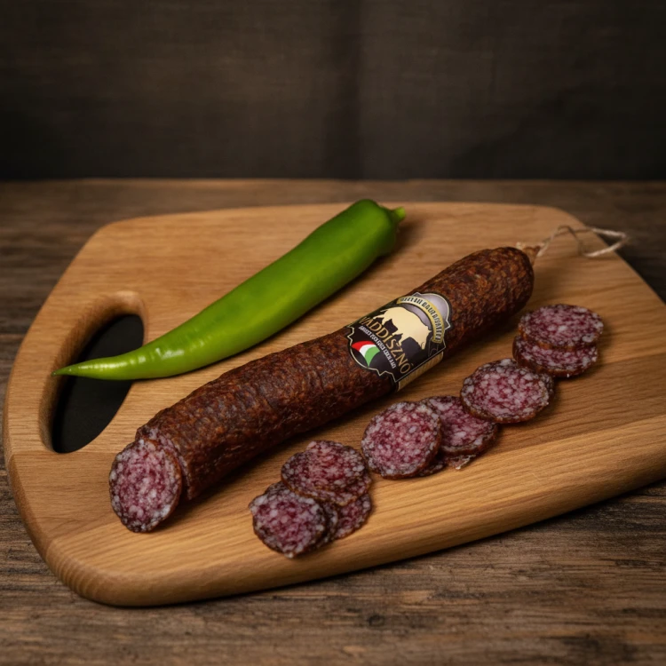 Węgierskie-wiejskie-salami-białe-z-dzika-450g---Vaddisznó-szalámi