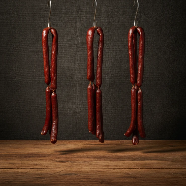 Węgierskie-wiejskie-kabanosy-łagodne-wieprzowe-160g---Cserkész-füstölt-kolbász