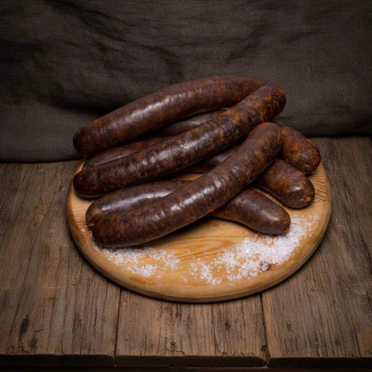 Węgierska kaszanka krwista lekko pikantna 500g – Szilvási véres hurka