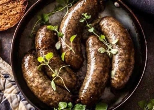 Węgierska kapuściana kiszka z wątróbką z szarego bydła - Káposztás-Májas szurkemarha hurka 500g