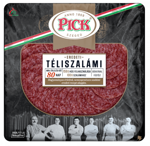 Węgierskie Salami Pick teliszalami 70g - salami pick zimowe krojone tacka 70g