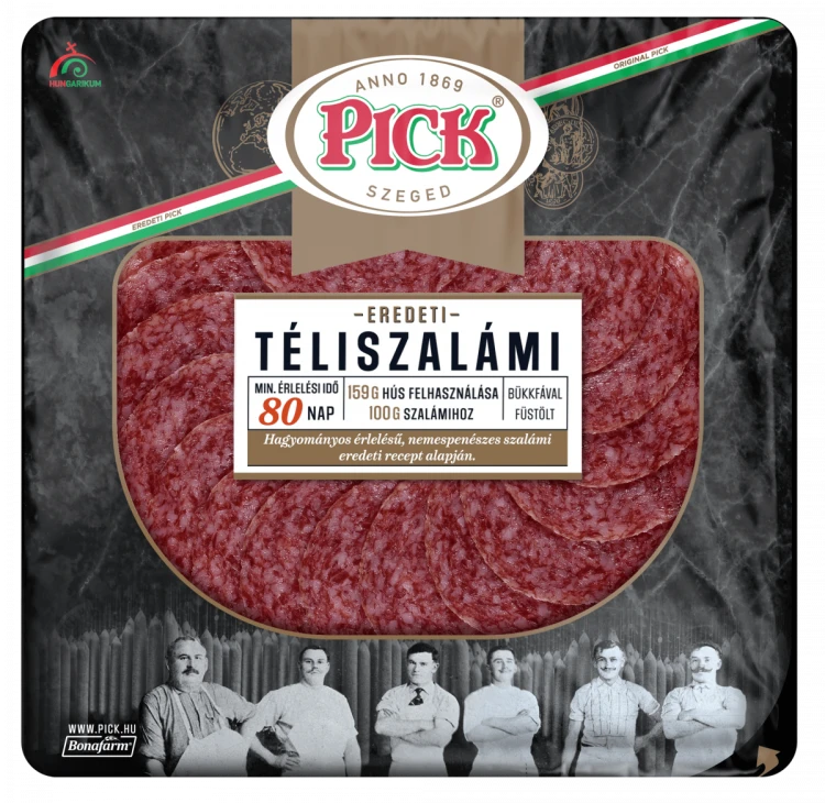 Węgierskie Salami Pick teliszalami 70g - salami pick zimowe krojone tacka 70g