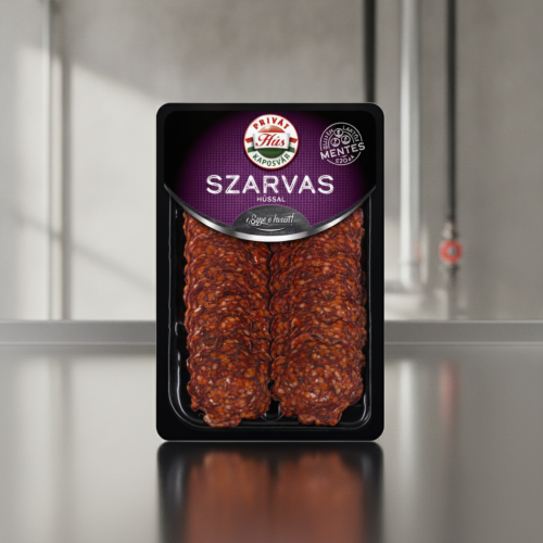 Węgierskie pikantne salami z jelenia i wieprzowiny 60g plastry – Privát
