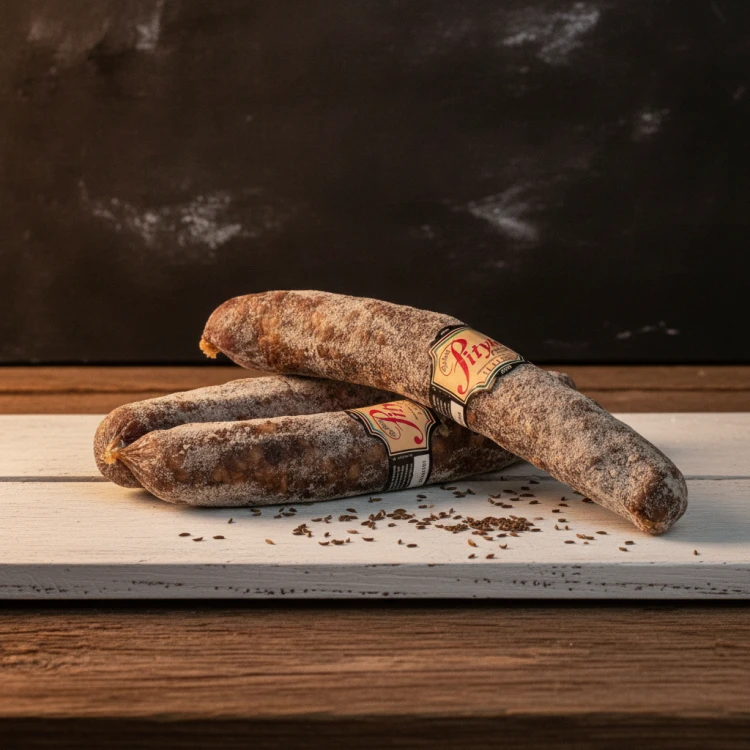 Węgierska-kiełbasa-suszona-w-szlachetnej-pleśni-450g--Békési-Pityke-Szárítással-érlelt-kolbász-különlegesség