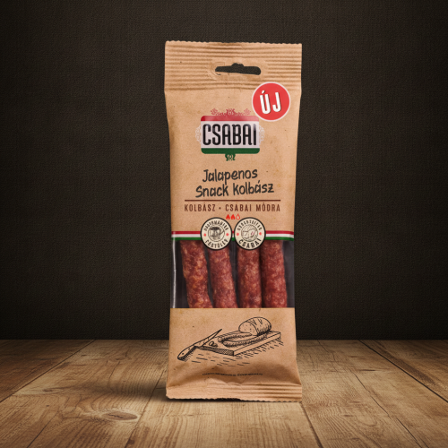 Węgierskie pikantne snacki Csabai z chili jalapeño 100g