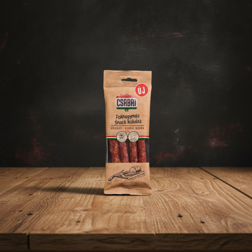 Węgierskie snacki czosnkowe łagodne Csabai fokhagymás snack 100 g