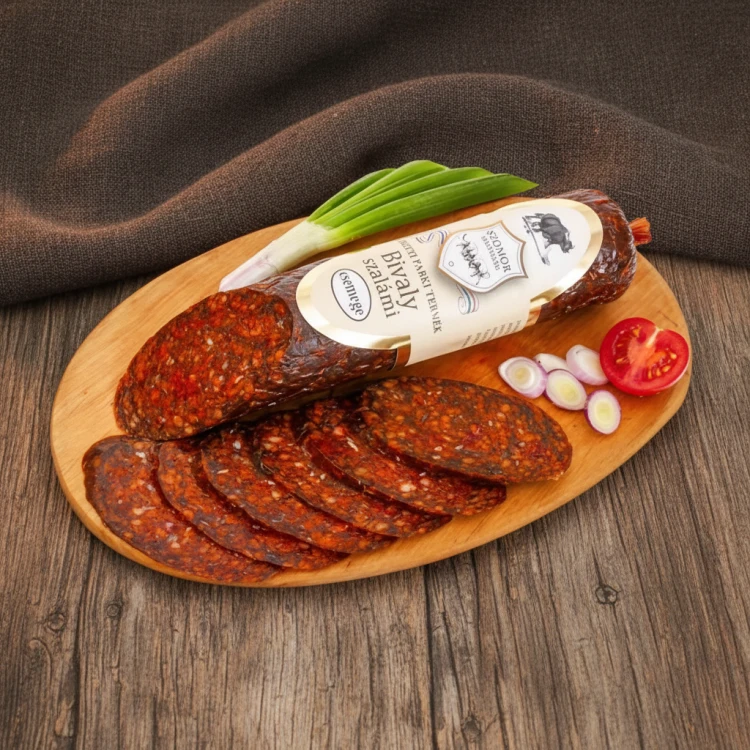 Węgierskie-Salami-łagodne-z-bawoła-200g---Bivaly-csemege-szalámi
