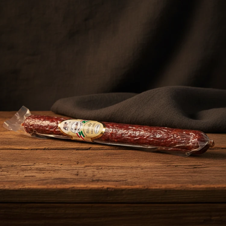 Węgierskie-Salami-łagodne-z-Bawoła-200g---Bivaly-csemege-szalámi