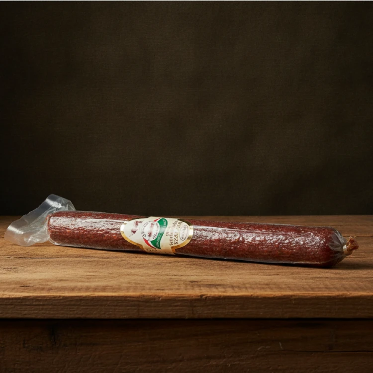 Węgierskie-Salami-łagodne-z-Szarego-bydła-100%-z-łojem-wołowym-800g---Szürkemarha-100%-os-csemege-szalámi-faggyúval
