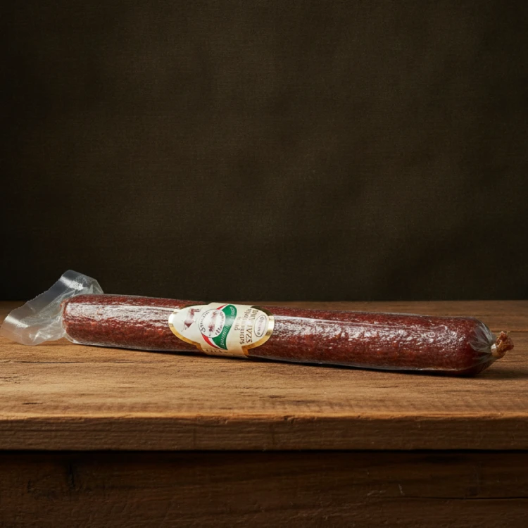 Węgierskie-Salami-łagodne-z-Szarego-bydła-100%-z-łojem-wołowym-200g---Szürkemarha-100%-os-csemege-szalámi-faggyúval