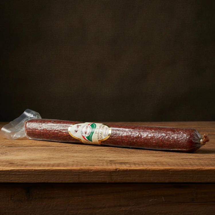 Węgierskie-Salami-pikantne-z-Szarego-bydła-100%-z-łojem-wołowym-800g---Szürkemarha-100%-os-csipos-szalámi-faggyúval
