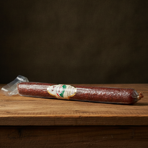 Węgierskie łagodne salami z szarego bydła Szomor 700g