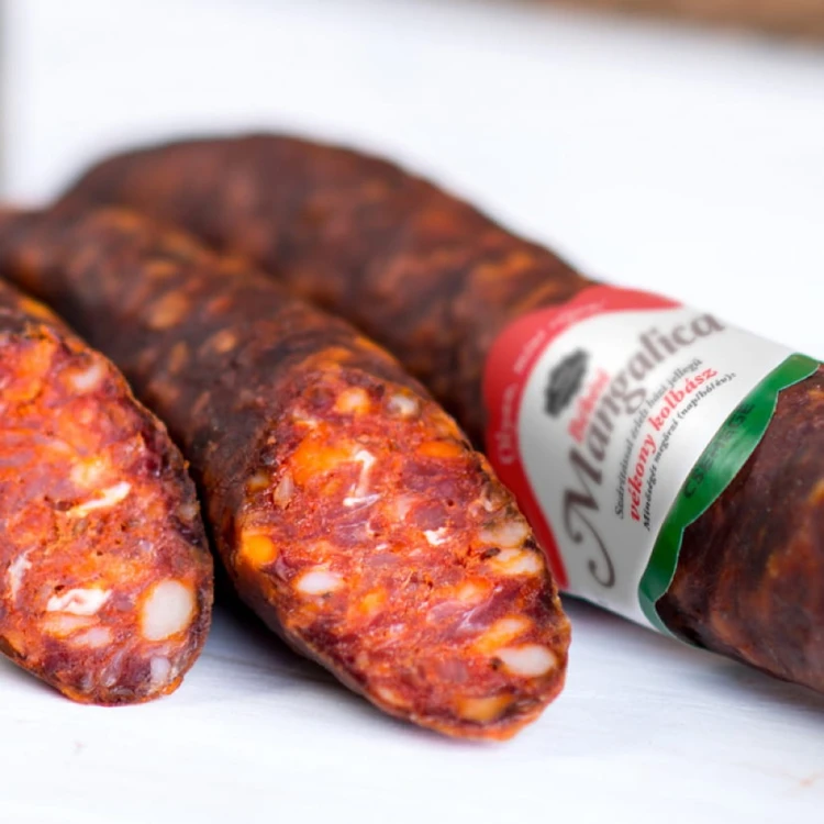 Węgierska kiełbasa łagodna z Mangalicy 360g - Békési mangalica kolbász