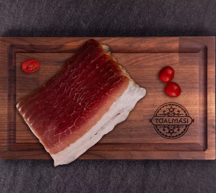 Węgierska wędzona szynka z Mangalicy - Tóalmási füstölt szeletelt mangalica sonka 100g-sklep-kraków
