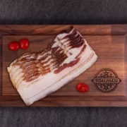 Węgierski wędzony boczek z Mangalicy - Tóalmási füstölt szeletelt mangalica kolozsvári szalonna 100g