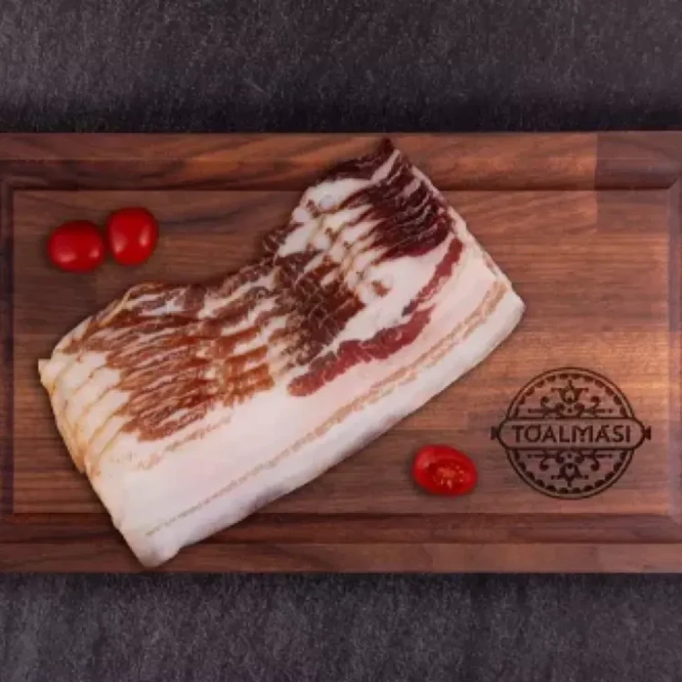 Węgierski wędzony boczek z Mangalicy - Tóalmási füstölt szeletelt mangalica kolozsvári szalonna 100g