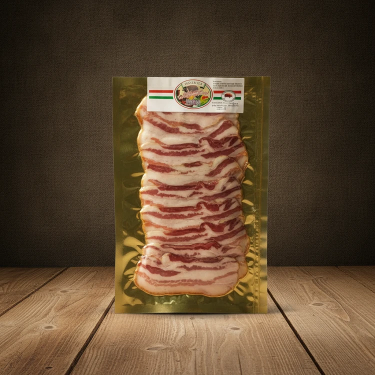 Wędzony-węgierski-boczek-cesarski-z-mangalicy-100g---Fűstölt-mangalica-császárszalonna