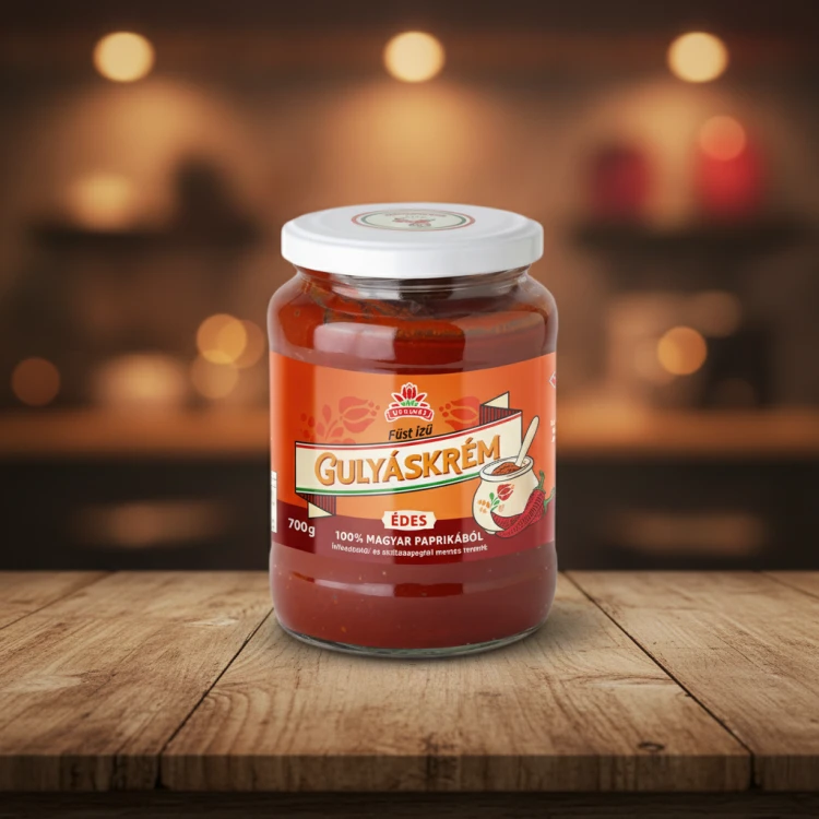 Węgierska pasta gulaszowa łagodna wędzona 700g Füst ízű gulyáskrém csemege