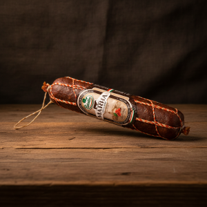 Węgierskie Salami wołowe paprykowe łagodne 500g - Marha szalami paprikas csemege   