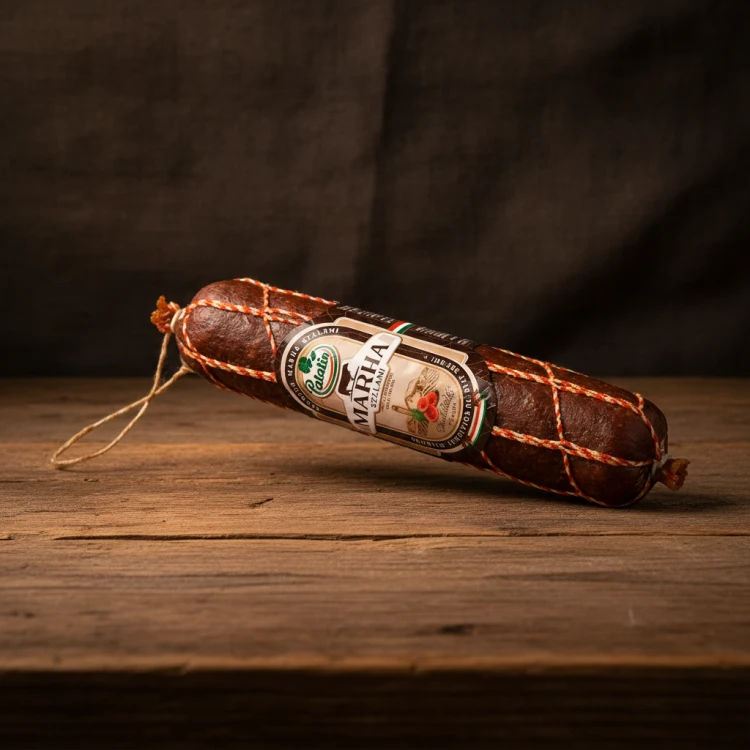 Węgierskie-Salami-wołowe-100%-paprykowe-łagodne-500g---Marha-szalami-paprikas-csemege