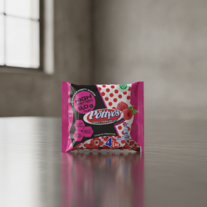 Pöttyös Protein Rudi málnás - batoniki turo rudi malinowe proteinowe  5x51g 