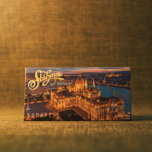 Węgierska czekolada gorzka Stühmer Budapest Parlament Esti 90g