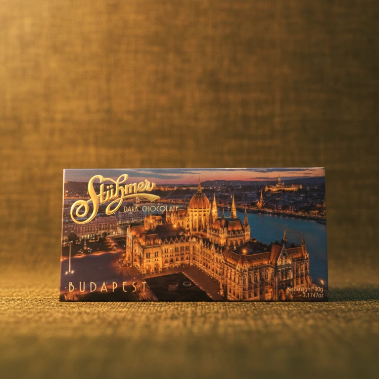 Węgierska-Czekolada-gorzka-Budapest---Étcsokoládé-Budapest-Parlament-Esti-90g