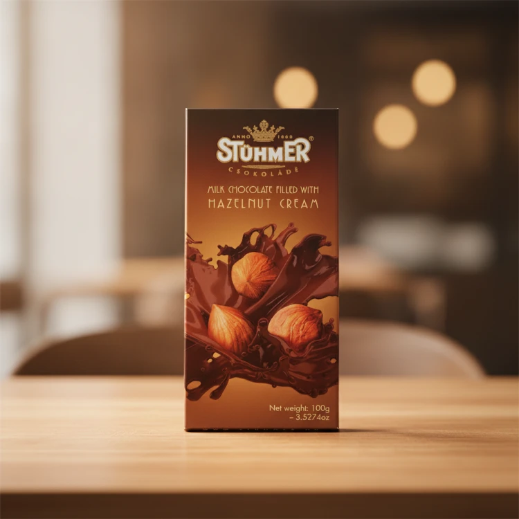 Węgierska-Czekolada-mleczna-z-kremem-orzechowym-100g---Mogyorókrémmel-töltött-tejcsokoládé-100g