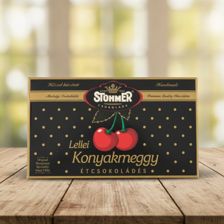 Węgierskie-wiśnie-koniakowe-w-gorzkiej-czekoladzie-163g---Lellei-Konyakmeggy-étcsokoládés